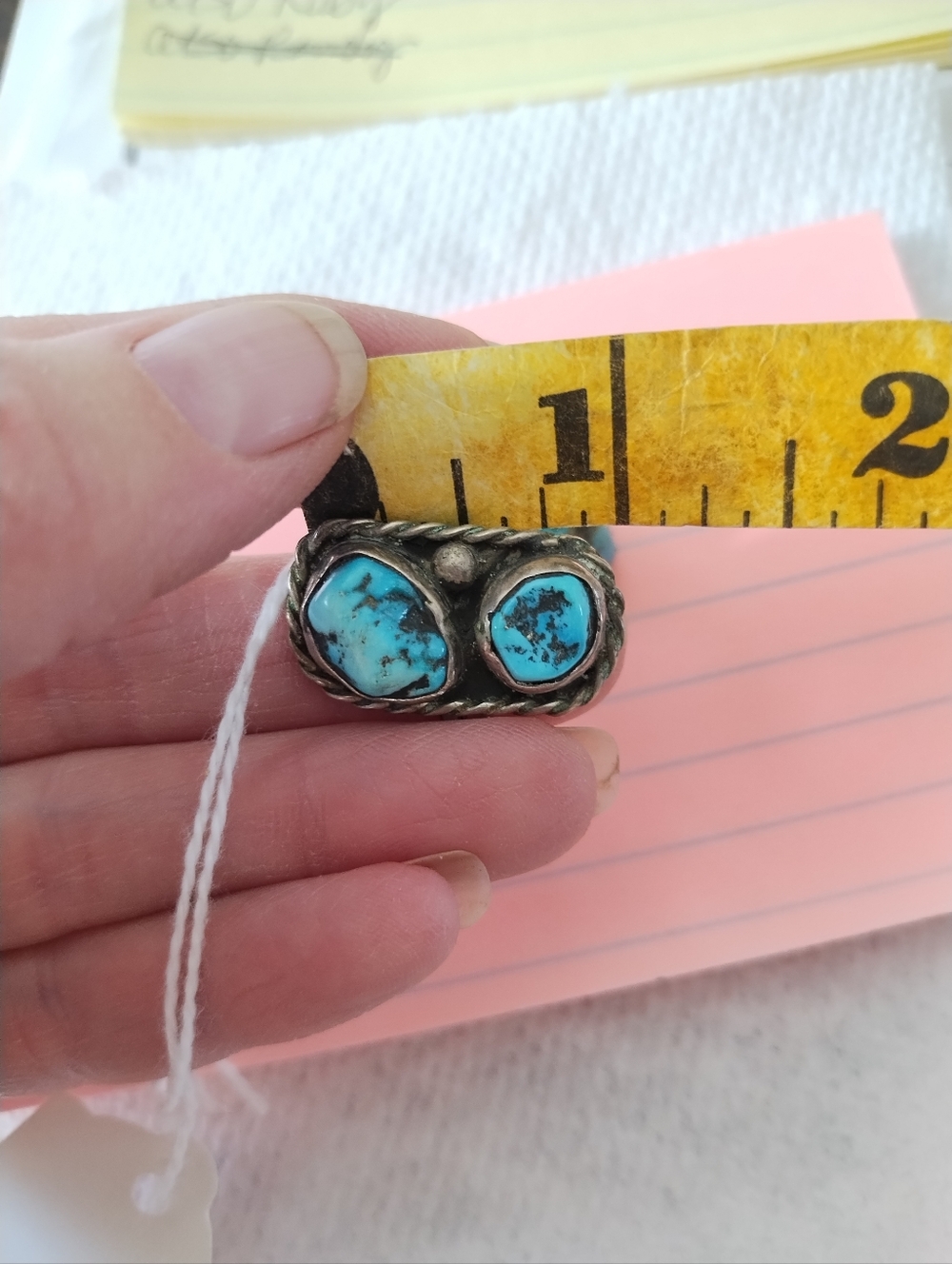 Turquoise And Silver Ring